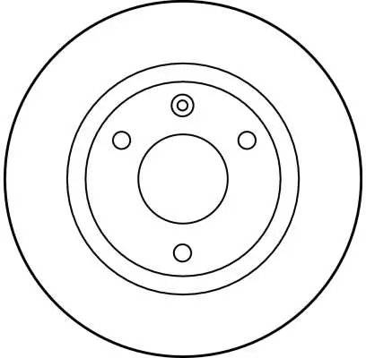 Bremsscheibe Vorderachse TRW DF1120 Bild Bremsscheibe Vorderachse TRW DF1120