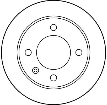 Bremsscheibe Hinterachse TRW DF1122 Bild Bremsscheibe Hinterachse TRW DF1122