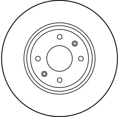 Bremsscheibe Vorderachse TRW DF1123 Bild Bremsscheibe Vorderachse TRW DF1123