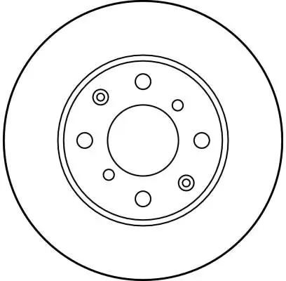 Bremsscheibe Vorderachse TRW DF1436 Bild Bremsscheibe Vorderachse TRW DF1436