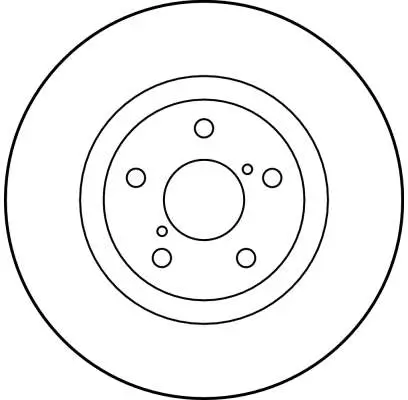 Bremsscheibe Vorderachse TRW DF1437 Bild Bremsscheibe Vorderachse TRW DF1437