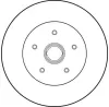 Bremsscheibe Vorderachse TRW DF1524S Bild Bremsscheibe Vorderachse TRW DF1524S