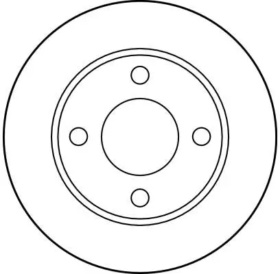 Bremsscheibe Hinterachse TRW DF1526 Bild Bremsscheibe Hinterachse TRW DF1526