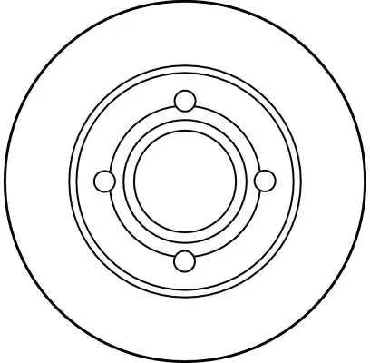 Bremsscheibe Hinterachse TRW DF1536 Bild Bremsscheibe Hinterachse TRW DF1536