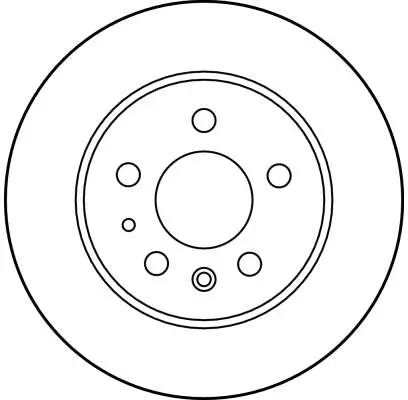 Bremsscheibe Hinterachse TRW DF1574 Bild Bremsscheibe Hinterachse TRW DF1574