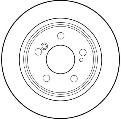 Bremsscheibe Hinterachse TRW DF1595 Bild Bremsscheibe Hinterachse TRW DF1595
