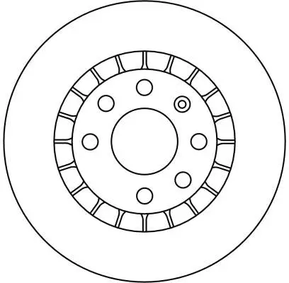 Bremsscheibe Vorderachse TRW DF1624 Bild Bremsscheibe Vorderachse TRW DF1624