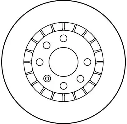 Bremsscheibe Vorderachse TRW DF1625 Bild Bremsscheibe Vorderachse TRW DF1625