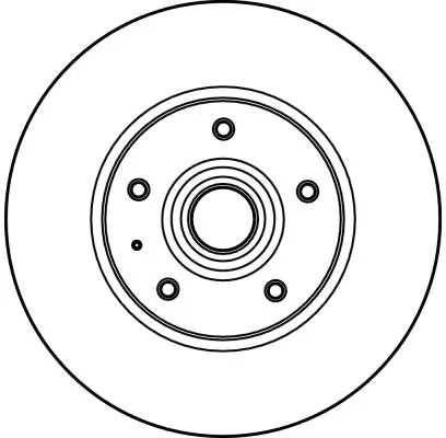 Bremsscheibe Vorderachse TRW DF1683S Bild Bremsscheibe Vorderachse TRW DF1683S