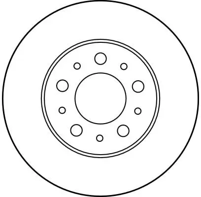 Bremsscheibe Vorderachse TRW DF1689 Bild Bremsscheibe Vorderachse TRW DF1689