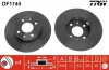 Bremsscheibe Hinterachse TRW DF1740 Bild Bremsscheibe Hinterachse TRW DF1740