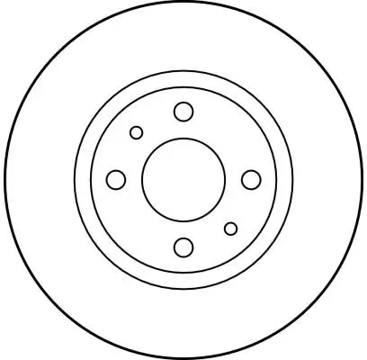 Bremsscheibe Vorderachse TRW DF1747 Bild Bremsscheibe Vorderachse TRW DF1747