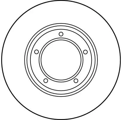 Bremsscheibe Vorderachse TRW DF1803 Bild Bremsscheibe Vorderachse TRW DF1803