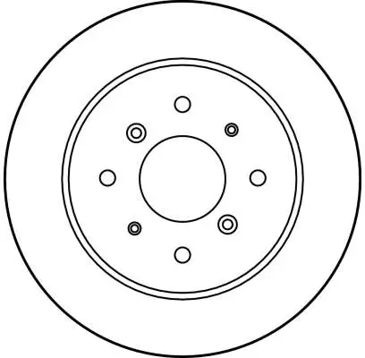 Bremsscheibe Vorderachse TRW DF1815 Bild Bremsscheibe Vorderachse TRW DF1815