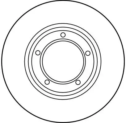 Bremsscheibe Vorderachse TRW DF1833 Bild Bremsscheibe Vorderachse TRW DF1833