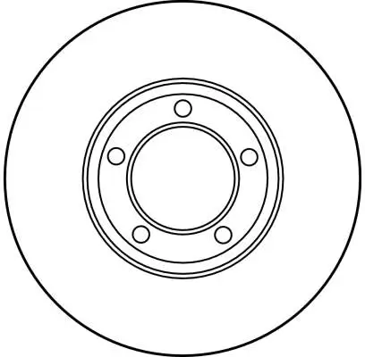 Bremsscheibe Vorderachse TRW DF1872 Bild Bremsscheibe Vorderachse TRW DF1872