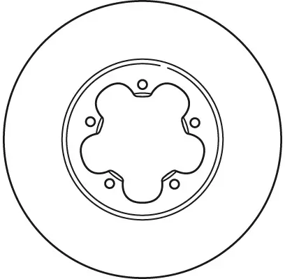 Bremsscheibe Vorderachse TRW DF2389S Bild Bremsscheibe Vorderachse TRW DF2389S