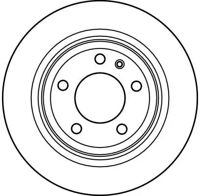 Bremsscheibe Hinterachse TRW DF2557 Bild Bremsscheibe Hinterachse TRW DF2557