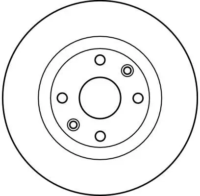 Bremsscheibe TRW DF2586 Bild Bremsscheibe TRW DF2586