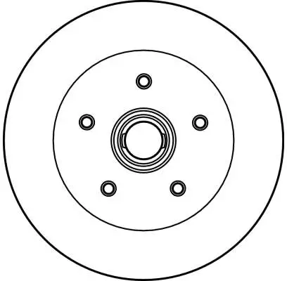 Bremsscheibe Vorderachse TRW DF2587 Bild Bremsscheibe Vorderachse TRW DF2587