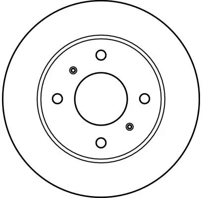 Bremsscheibe Vorderachse TRW DF2591 Bild Bremsscheibe Vorderachse TRW DF2591