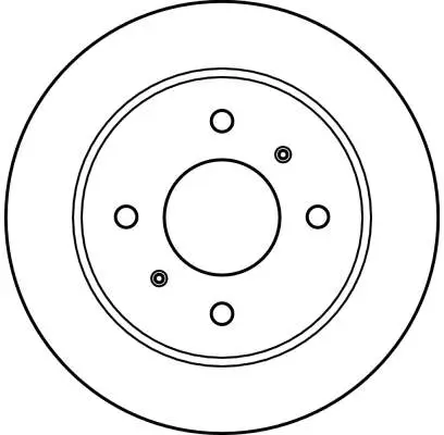 Bremsscheibe Hinterachse TRW DF2592 Bild Bremsscheibe Hinterachse TRW DF2592