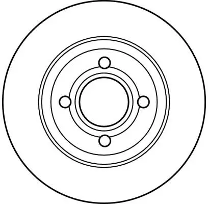Bremsscheibe Vorderachse TRW DF2597 Bild Bremsscheibe Vorderachse TRW DF2597