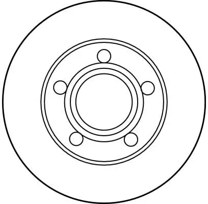 Bremsscheibe Hinterachse TRW DF2651 Bild Bremsscheibe Hinterachse TRW DF2651