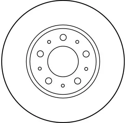 Bremsscheibe Vorderachse TRW DF2671 Bild Bremsscheibe Vorderachse TRW DF2671