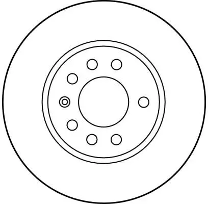 Bremsscheibe Vorderachse TRW DF2681 Bild Bremsscheibe Vorderachse TRW DF2681
