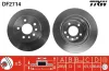 Bremsscheibe Hinterachse TRW DF2714