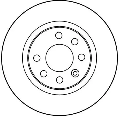 Bremsscheibe Vorderachse TRW DF2748 Bild Bremsscheibe Vorderachse TRW DF2748
