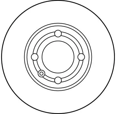 Bremsscheibe Vorderachse TRW DF2755 Bild Bremsscheibe Vorderachse TRW DF2755