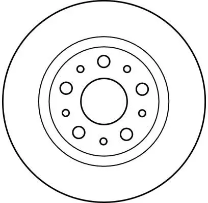 Bremsscheibe Hinterachse TRW DF2762 Bild Bremsscheibe Hinterachse TRW DF2762