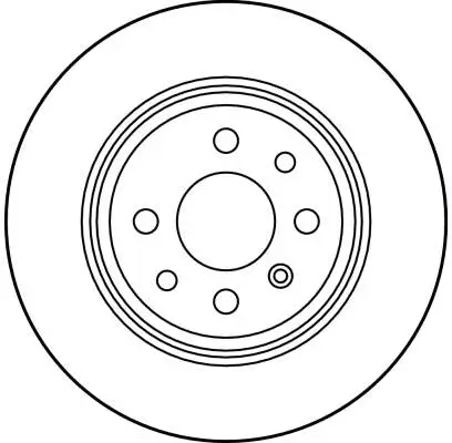 Bremsscheibe Hinterachse TRW DF2772 Bild Bremsscheibe Hinterachse TRW DF2772