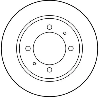 Bremsscheibe Hinterachse TRW DF2784 Bild Bremsscheibe Hinterachse TRW DF2784