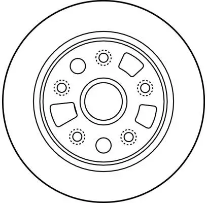 Bremsscheibe TRW DF3117 Bild Bremsscheibe TRW DF3117
