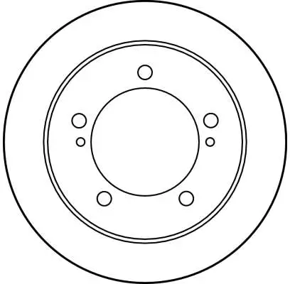 Bremsscheibe Vorderachse TRW DF3165 Bild Bremsscheibe Vorderachse TRW DF3165