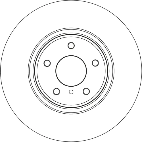 Bremsscheibe Vorderachse TRW DF3925S Bild Bremsscheibe Vorderachse TRW DF3925S