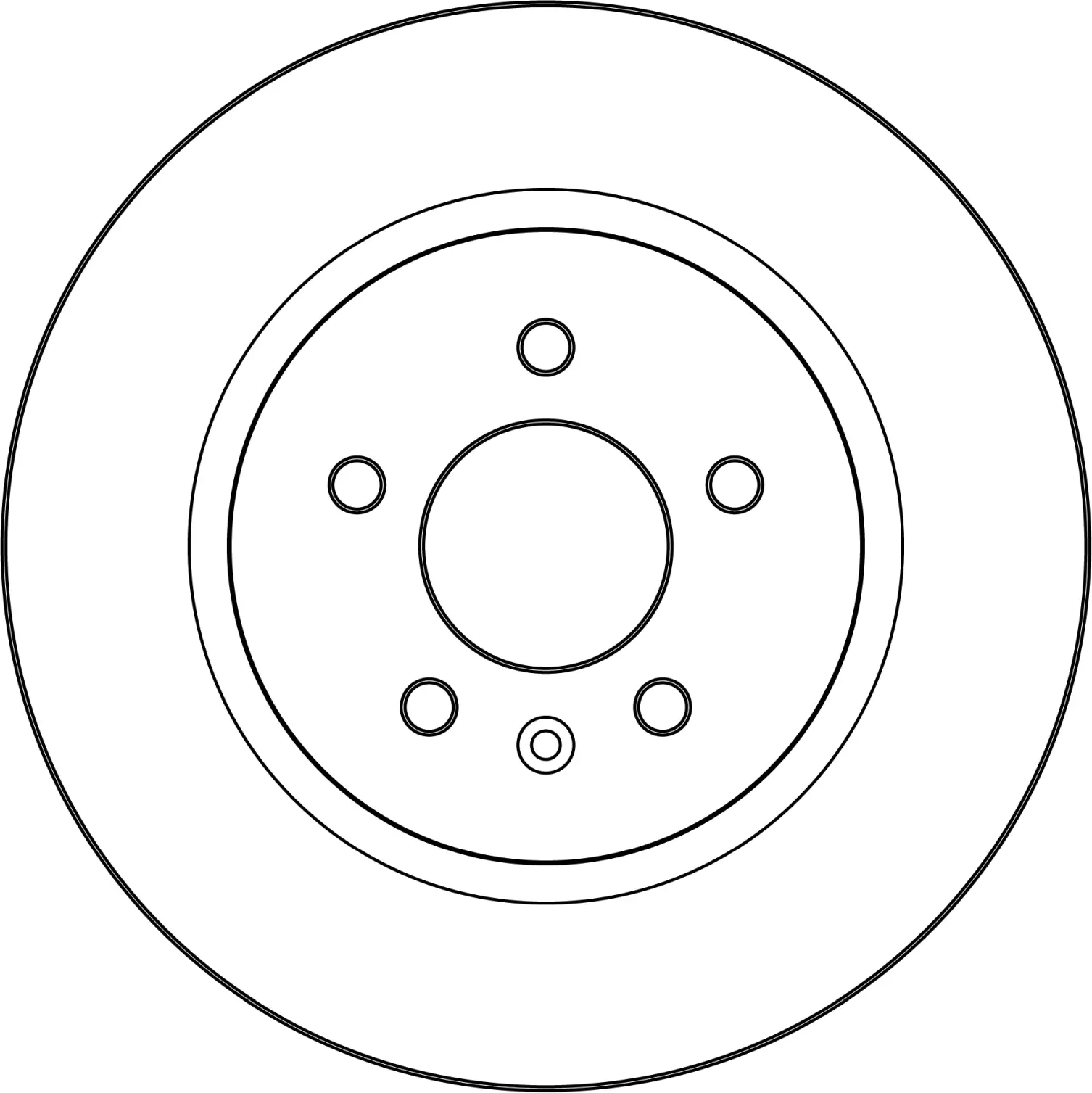 Bremsscheibe Hinterachse TRW DF3936S
