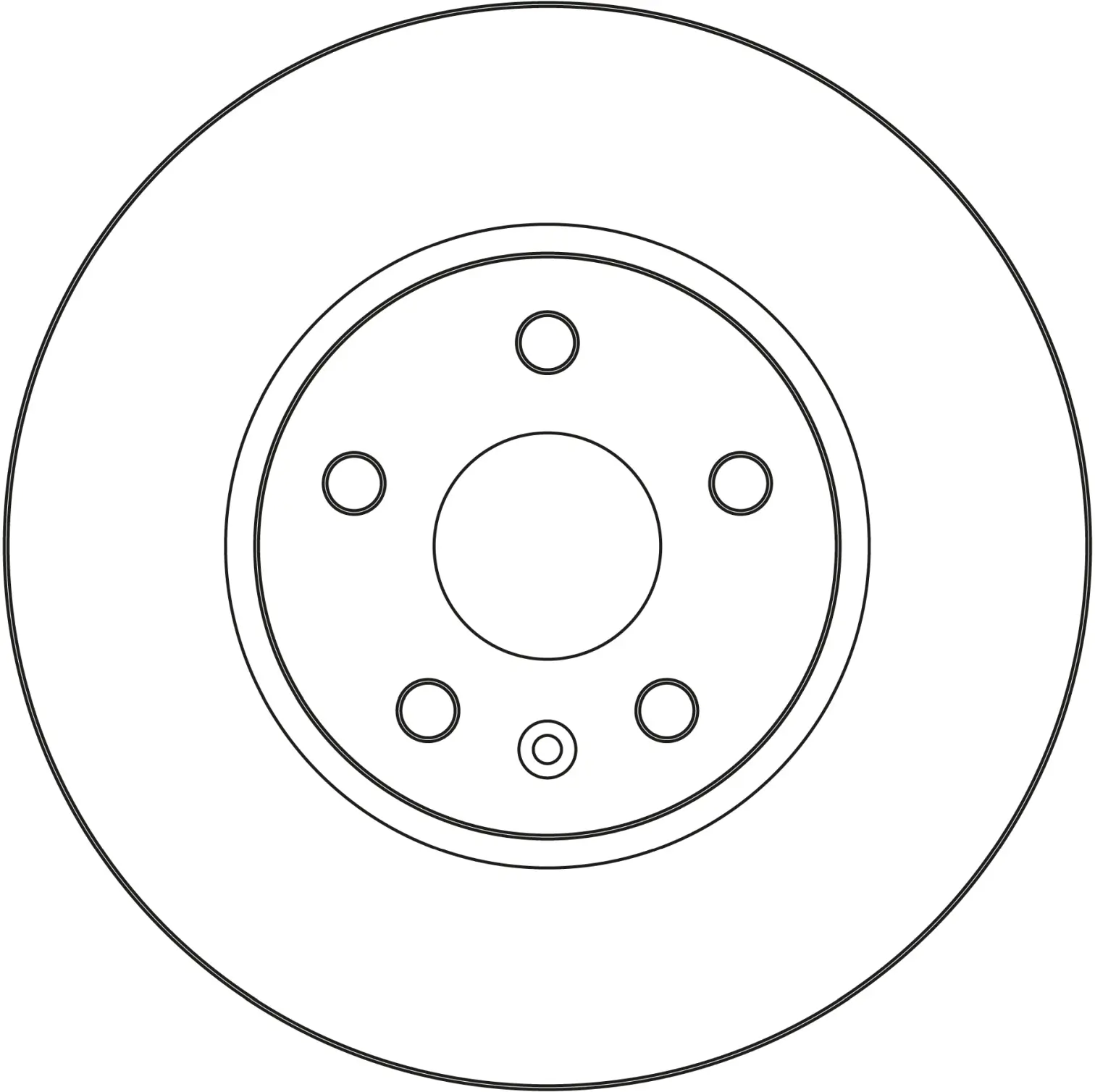 Bremsscheibe Vorderachse TRW DF3942S