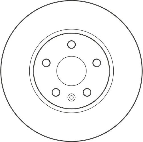Bremsscheibe Vorderachse TRW DF3942S Bild Bremsscheibe Vorderachse TRW DF3942S