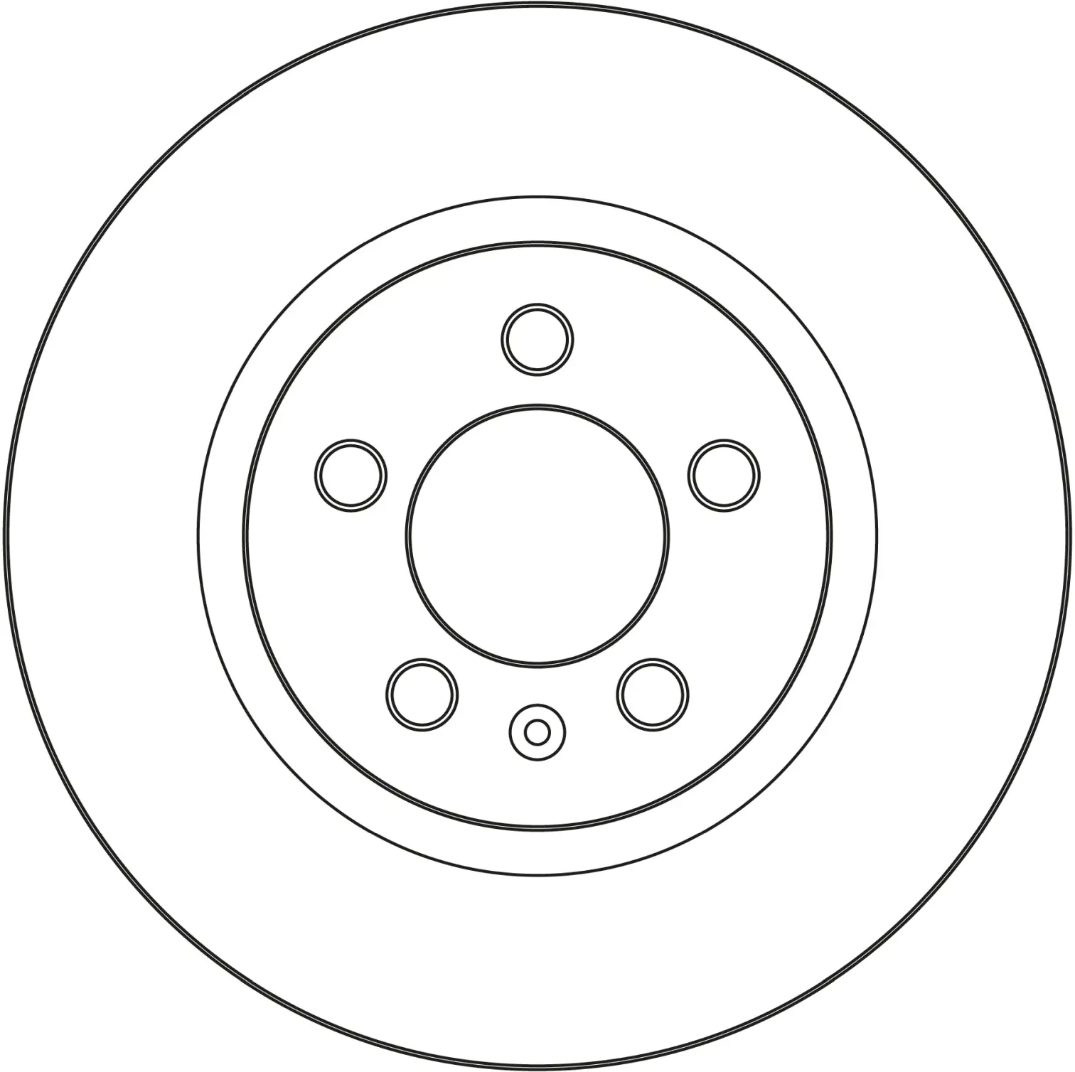 Bremsscheibe Hinterachse TRW DF3946