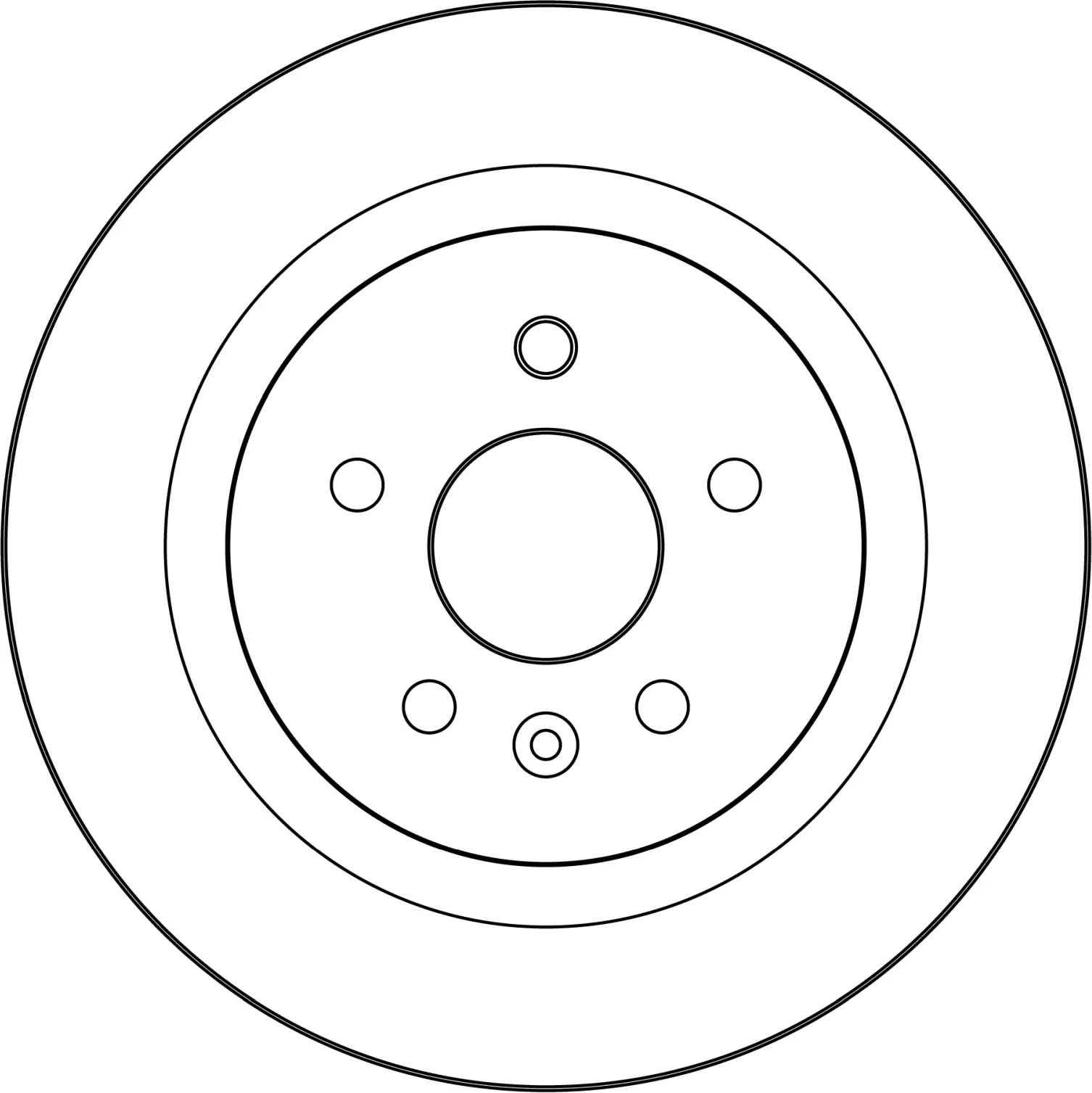 Bremsscheibe Hinterachse TRW DF3950