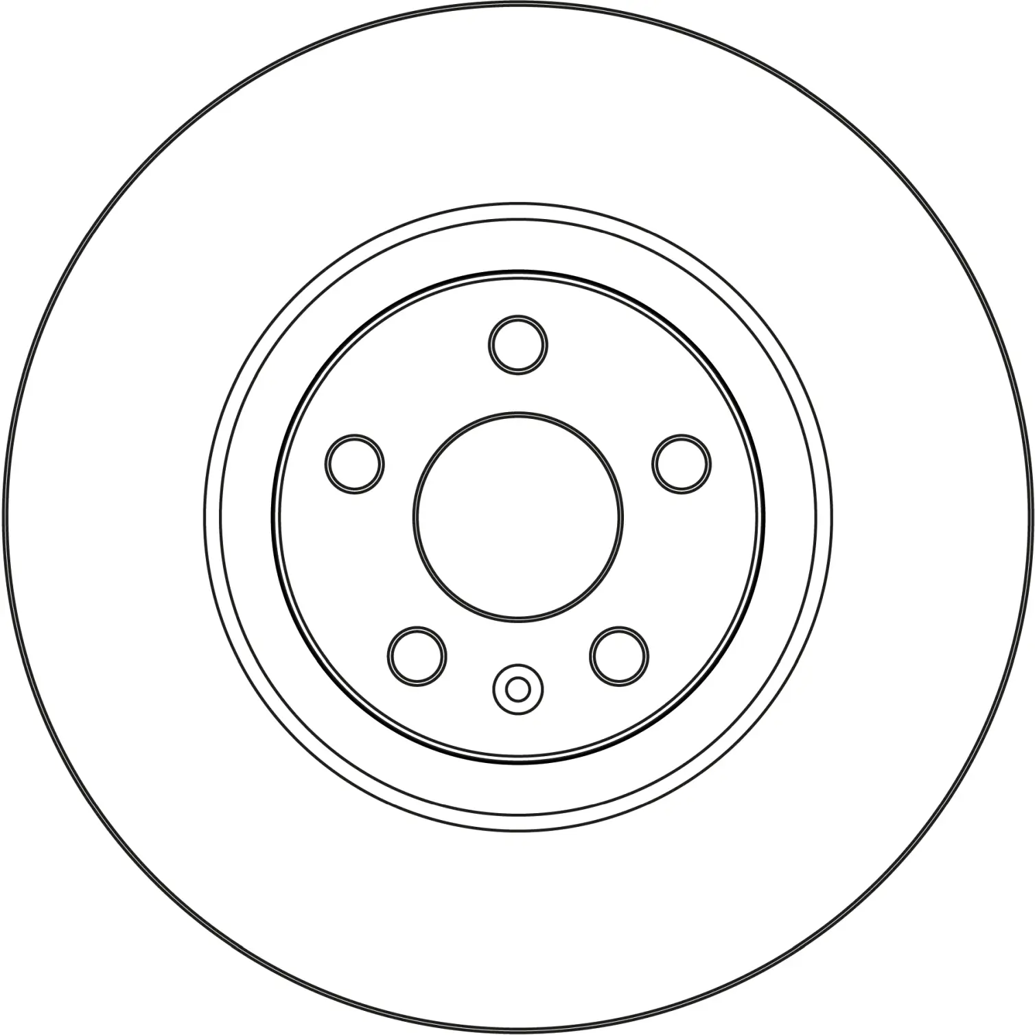 Bremsscheibe Vorderachse TRW DF3959S