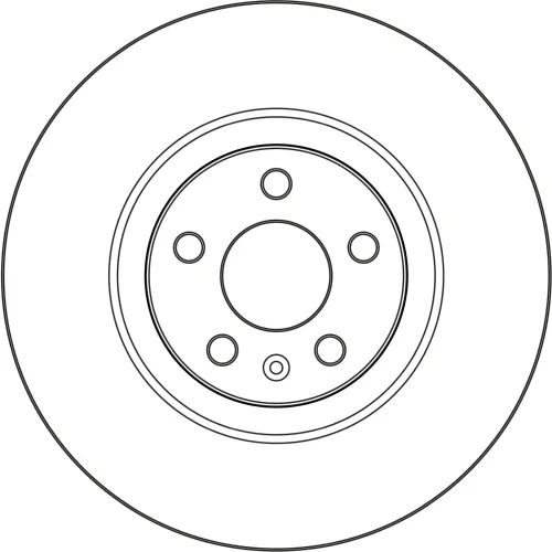Bremsscheibe Vorderachse TRW DF3959S Bild Bremsscheibe Vorderachse TRW DF3959S