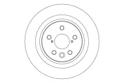 Bremsscheibe Hinterachse TRW DF3978