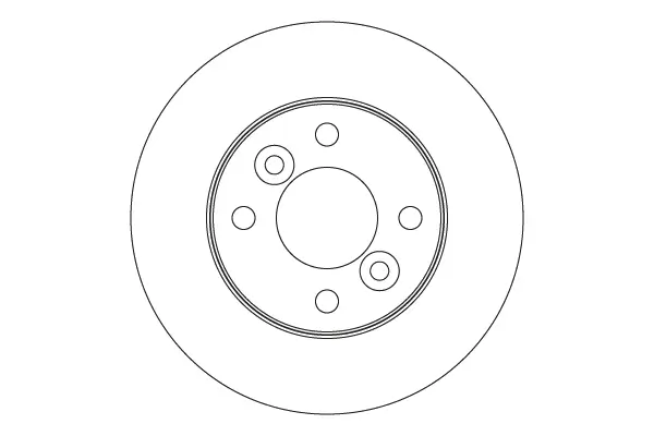 Bremsscheibe Vorderachse TRW DF3989