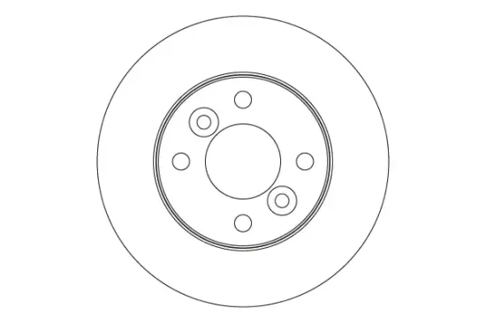 Bremsscheibe Vorderachse TRW DF3989 Bild Bremsscheibe Vorderachse TRW DF3989