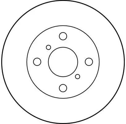 Bremsscheibe Vorderachse TRW DF4007 Bild Bremsscheibe Vorderachse TRW DF4007